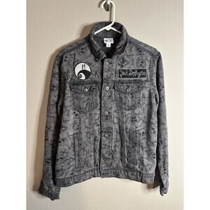 DISNEY / NIGHTMARE BEFORE CHRISTMAS - JACK SKELLINGTON Skulls Denim Size small